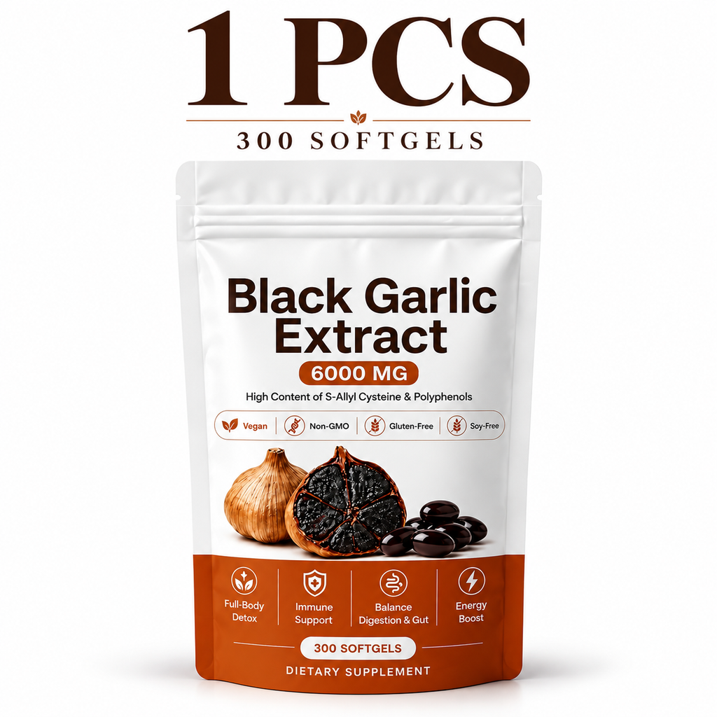 Black Garlic Extract, Natural Odorless Aged Garlic Supplements cocody Serenzza