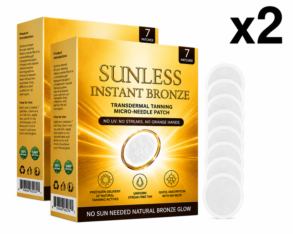 Sunless Natural Glow Tanning Microdarts Patch USA Serenzza
