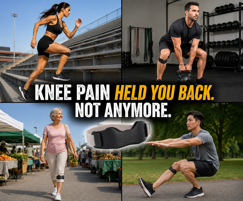 1Pair Silicone Patella Tendon Knee Straps Sports Support Band Flexible Elastic Serenzza