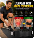 1Pair Silicone Patella Tendon Knee Straps Sports Support Band Flexible Elastic Serenzza