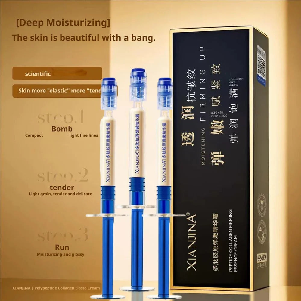 Polypeptide Collagen Elasticity Essence Cream, Fast-absorbing, Effectively Improves Dryness, Fine Lines, And Sagging