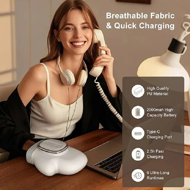 Hand Massager with Airbag Compression Cordless Hand Massager Finger Massager Upgraded Carpal Tunnel & Wrist Relief Massage Gift
