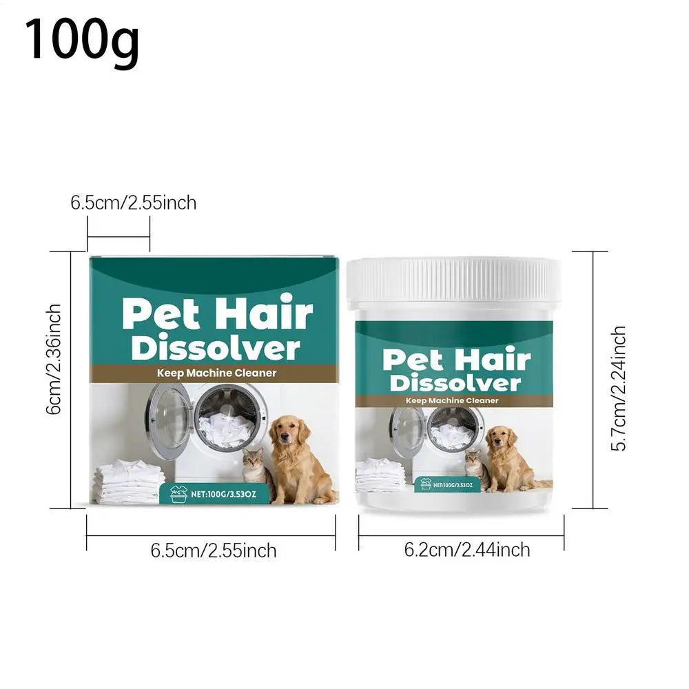 Pet Hair Dissolver washing machine Deep Cleaning Multipurpose Dissolving Agent Dog & Cat Hair Remover Dissolver for Clothes Odor