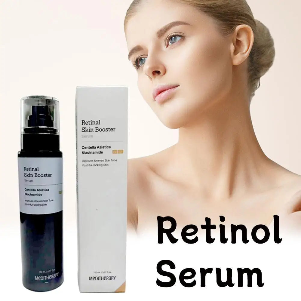 MEDITHERMAPY Soro intensificador de pele de retinol, desbotamento de manchas escuras, equilíbrio do tom da pele, melhora a linha fina, brilho, cuidados com a pele