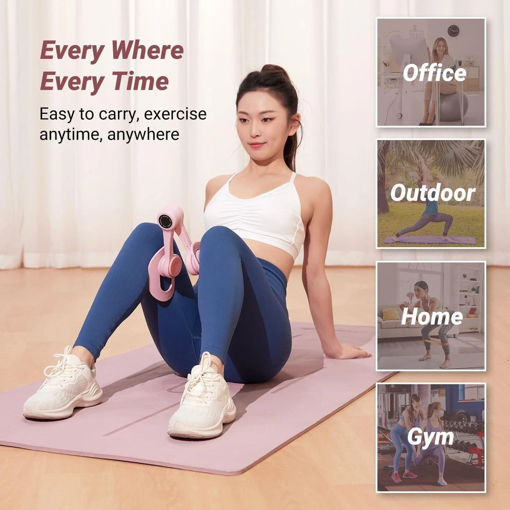 Non-Slip Pelvic Floor Trainer for Thighs, Legs & Postpartum Recovery