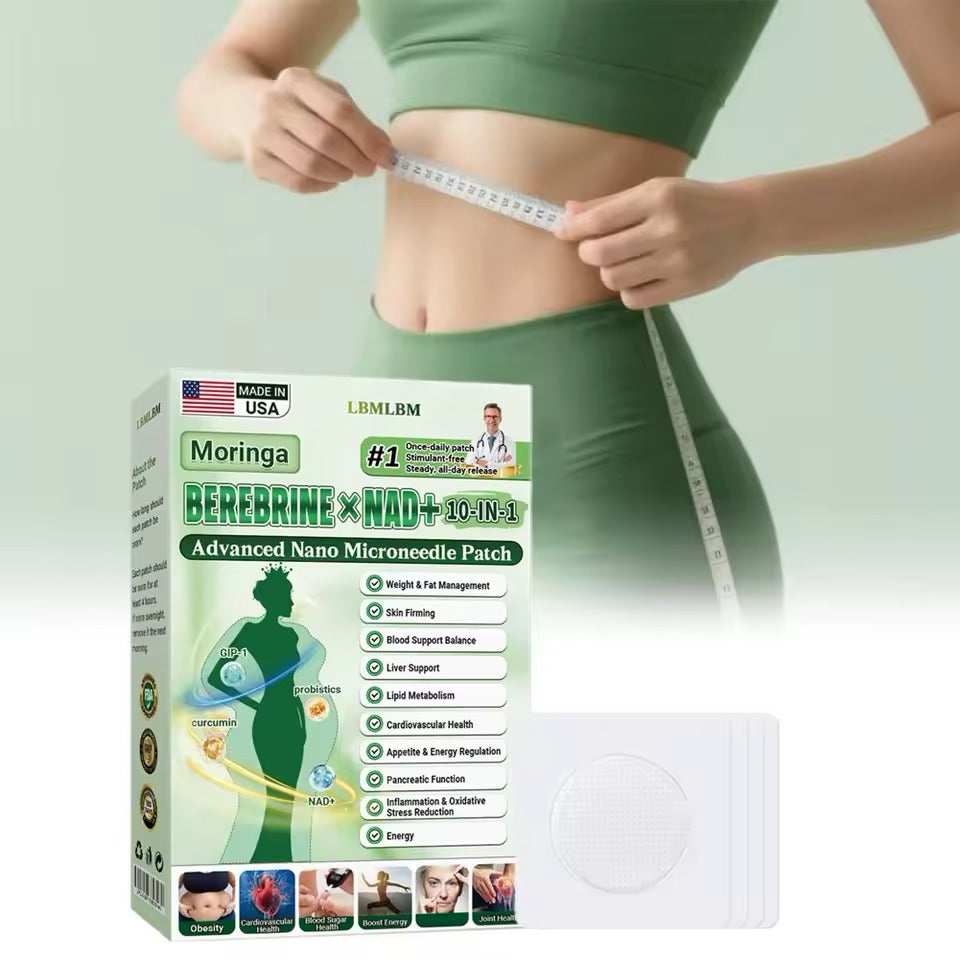 Moringa & Berberine 10-IN-1 Advanced Nano Microneedle Patch
