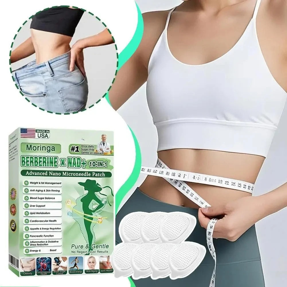 Moringa 10-in-1 Advanced Microdarts Nano Patch - Weight Loss Microneedle 2026🔥