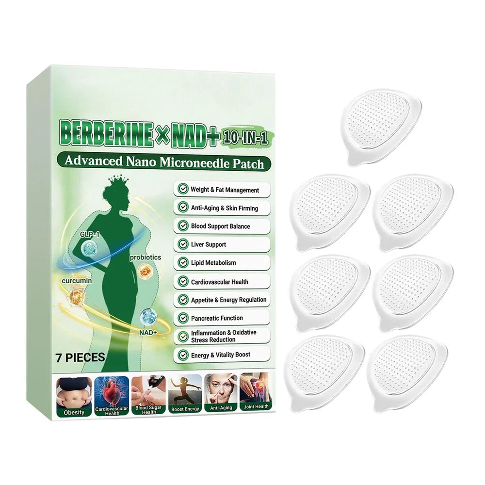 Moringa & Berberine 10-IN-1 Advanced Nano Microneedle Patch