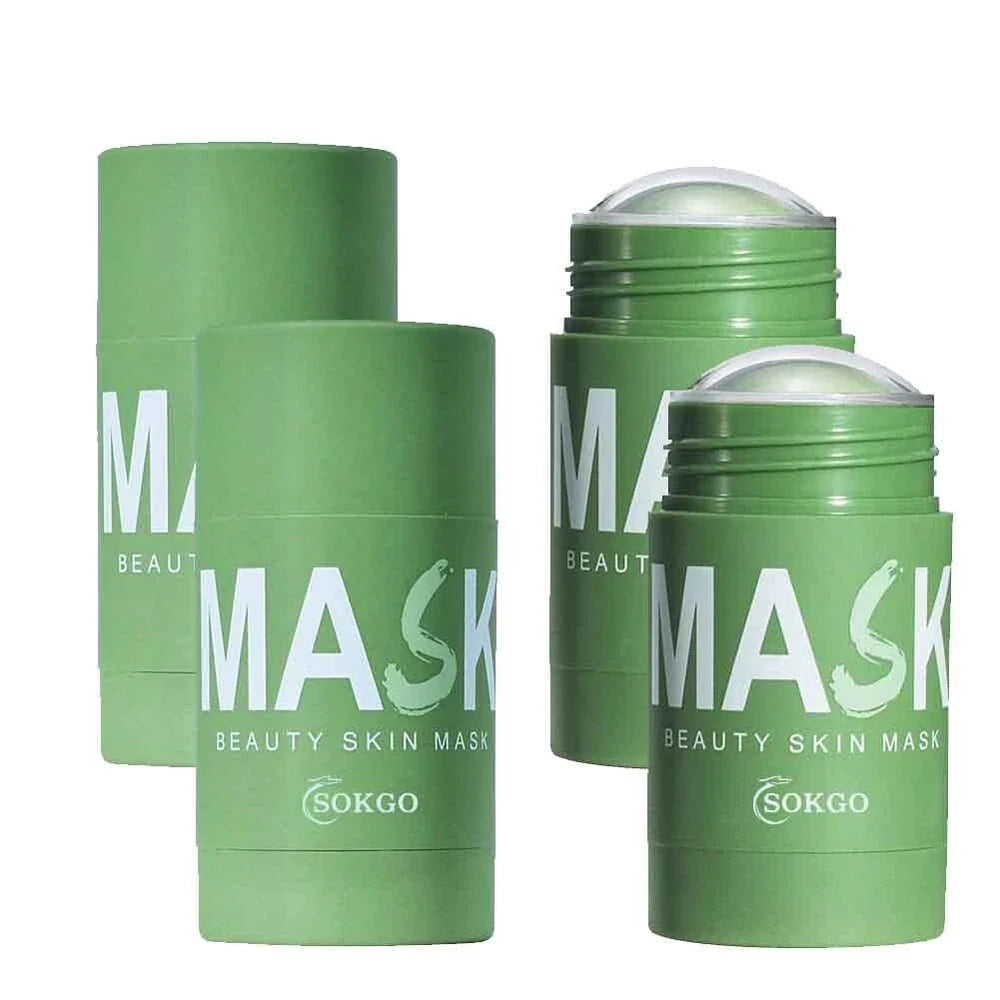 ( BUY 1 GET 2)Green Tea Purifying Clay Face Mask Oil Control Blackhead Remover