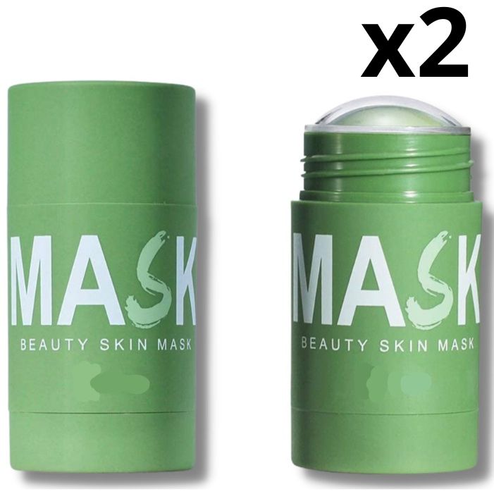 ( BUY 1 GET 2)Green Tea Purifying Clay Face Mask Oil Control Blackhead Remover